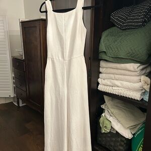 Wilfred Elegant Sleeveless Ivory Jumpsuit